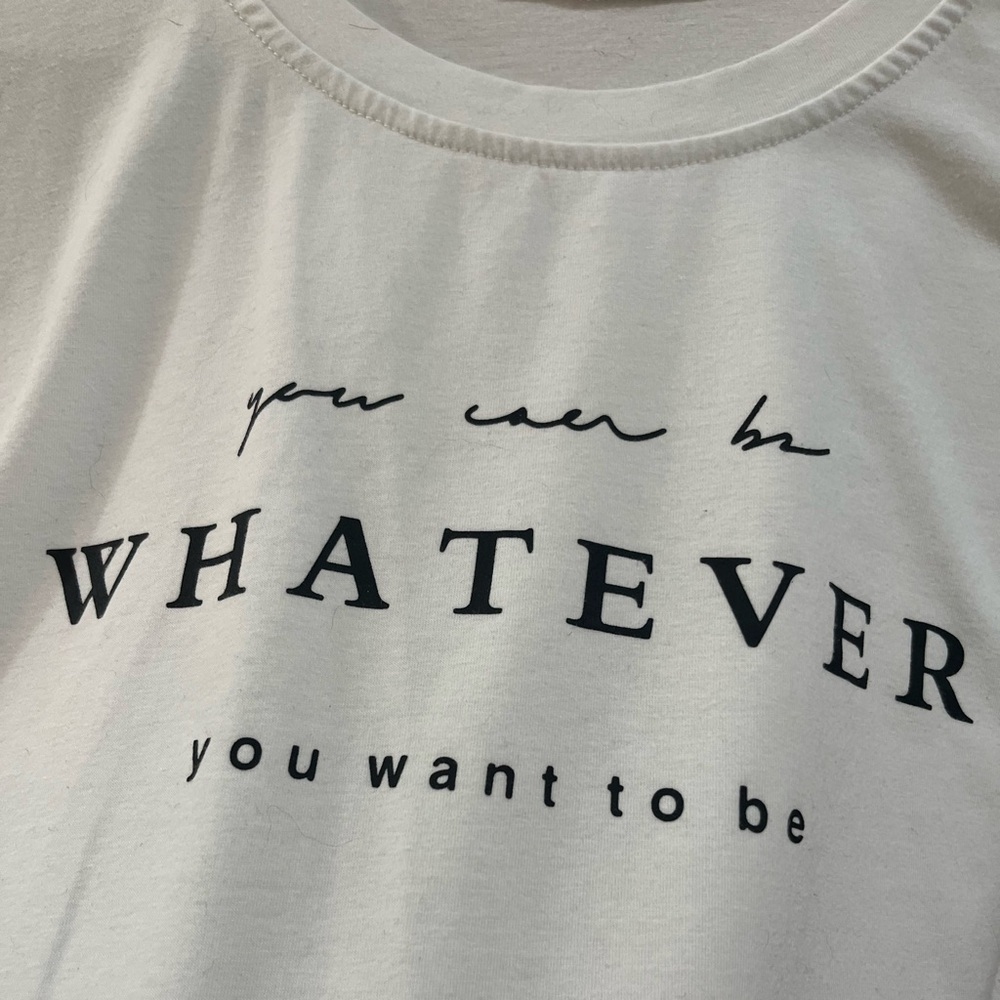 White Whatever Tee